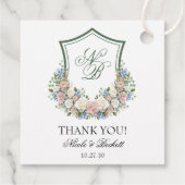 ダスティブルーフローラ結婚クレストありがとう フェイバータグ (裏面)