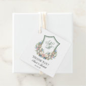 ダスティブルーフローラ結婚クレストありがとう フェイバータグ (インサイチュ)