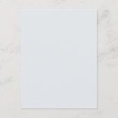 ダスティブルーフローラ結婚ズサンキュー座席表 サンキューカード (裏面)