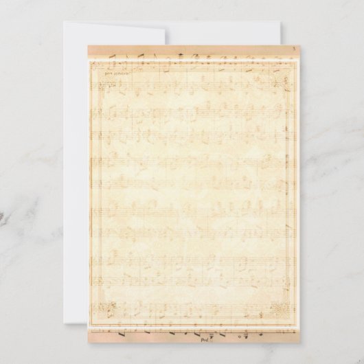 ダスティブルーフローラ結婚ミュージカルの愛と感謝していの 招待状 (裏面)