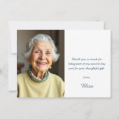 ダスティブルーフローラ誕生日 サンキューカード (裏面)