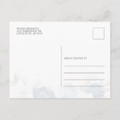 ダスティブルーフローラ開花ユーカリプタスザデイト 案内ポストカード (裏面)