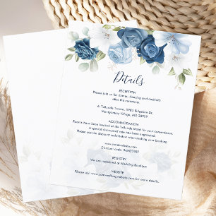 ダスティブルーフローラ開花結婚の詳細カード