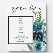 ダスティブルーフローラ2バーサインイーゼル フォトプラーク (正面)