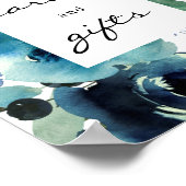 ダスティブルーフローラ2枚カード&ギフト看板ポスター ポスター (角)