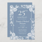 ダスティブルーフローラ25周年記念 招待状 (正面/裏面)