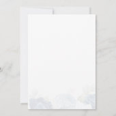 ダスティブルーフローラ80th誕生日パーティー 招待状 (裏面)