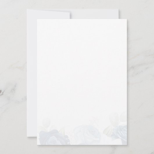 ダスティブルーフローラ80th誕生日パーティー 招待状 (裏面)