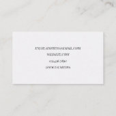 ダスティブルーフローラ 名刺 (裏面)