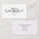 ダスティブルーフローラ 名刺 (正面/裏面)