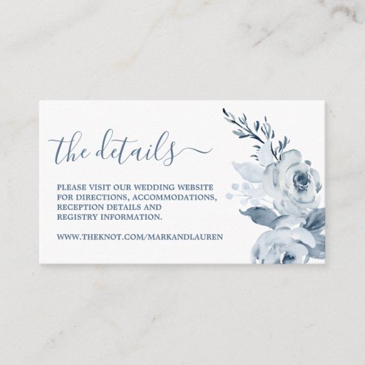 ダスティブルーフローラWebサイト情報エンクロージャカード エンクロージャーカード (正面)