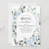 ダスティブルーブライダルシャワールンチョン招待状 招待状 (正面)