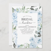 ダスティブルーブライダルシャワールンチョン 招待状 (正面)