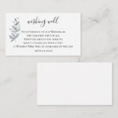 ダスティブルーブランチ結婚ズ・ウィッシュ・ウェル エンクロージャーカード (正面/裏面)