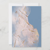 ダスティブルーブリスピーフローラ幾何結婚体 招待状 (裏面)