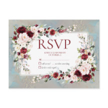 ダスティブルーブルゴーニュ赤面フローラなしメニューRSVP