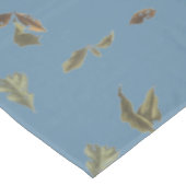 ダスティブルーブ素朴ロン葉ク テーブルクロス (アングル)