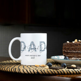 ダスティブループライド最高のパパ史上最高のフォトファーザーデー コーヒーマグカップ