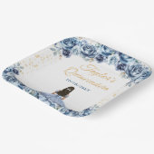 ダスティブループリンセスフローラキンセアニラ ペーパープレート (傾斜あり)