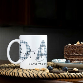 ダスティブループレイド最高のパパエベル引用文ファーザーデー コーヒーマグカップ