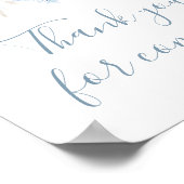 ダスティブルーベビー開花ありがとうございました来。 ポスター (角)