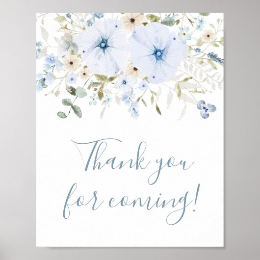 ダスティブルーベビー開花ありがとうございました来。 ポスター (正面)