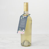 ダスティブルーペニーボトルハンガーラベル ボトルネックタグ (アングル)