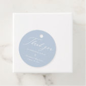 ダスティブルーホワイトクロスボーイバプテスマメッセージカード フェイバータグ (インサイチュ)