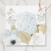 ダスティブルーホワイトネイビーアネモネ結婚バジェット フェイバータグ (裏面)