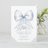 ダスティブルーボウブライダルシャワー 招待状 (スタンド正面)
