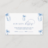 ダスティブルーボウ推測いくつのキスゲーム エンクロージャーカード (正面)