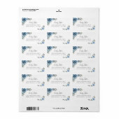 ダスティブルーボタニカルフローラ住所 シール (フルシート)