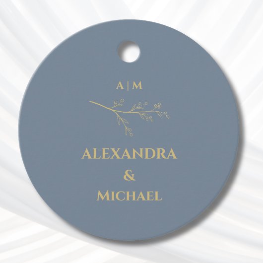 ダスティブルーボタニカルミニマ結婚リストありがとう フェイバータグ