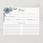 ダスティブルーボタニカルレシピカード エンクロージャーカード (正面)