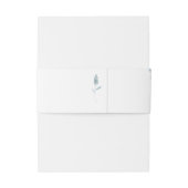 ダスティブルーボタニカル結婚ズ 招待状ベリーバンド (裏面例)