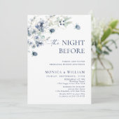 ダスティブルーボホエレガントウィンターリハーサルディナー 招待状 (スタンド正面)