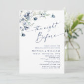 ダスティブルーボホエレガントウィンターリハーサルディナー 招待状 (スタンド正面)