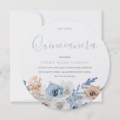 ダスティブルーボホナシきらめくキンセアニェラパーティー 招待状 (正面)