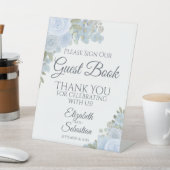 ダスティブルーボホフローラお申し込みゲストブック 台座サイン (インサイチュ)