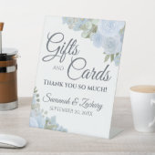 ダスティブルーボホフローラウェディングギフト&カード 台座サイン (インサイチュ)