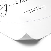 ダスティブルーボホフローラゲストブックサイン ポスター (角)