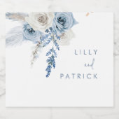 ダスティブルーボホフローラ結婚ズ ビールラベル (シングルラベル)