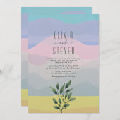 ダスティブルーボホマウンテン結婚ズ 招待状 (正面/裏面)