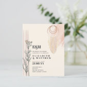 ダスティブルーボホ結婚式招待状 (スタンド正面)