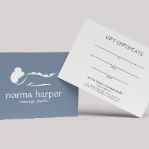 ダスティブルーマッサージセラピストデイスパギフトカード