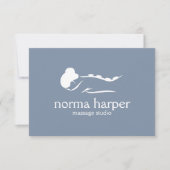 ダスティブルーマッサージセラピストデイスパギフトカード (正面)