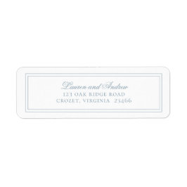 ダスティブルーミニマモダンリスト差出人住所 ラベル