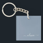 ダスティブルーミニマリストモダンモノグラムエレガント キーホルダー<br><div class="desc">Dusty Blue Minimalist Monogramコレクションモダンの紹介エレガント：控えめな洗練と永遠の魅力であなたのスタイルを高める。私たちのコレクションは、あなたの個人的な好みに合わせてカスタマイズされたモノグラムで強化さエレガントれた心地よい埃の青い色合いのミニマルなデザインを特徴とする。洗練された文房具から多彩なアクセサリーまで、コレクション内の各作品は、どんな場面でも表現できるように細心の注意を払って作られている。あなたは名刺、レターヘッド、あるいは味わい深いホームデザインを求める場合でも、私たちのミニマルなデザインはプロ意識と洗練を醸し出すクリーンで美コンテンポラリーしい外観を提供している。穏やかなカラーパレットとミニマルな美意識を持つ私たちのダスティブルーミニマリストモダンモノグラムエレガントコレクションは、シンプルさの美しいを鑑賞する人に最適である。エレガンスで自分のパーソナライズされたマークを作り、洗練の本質を受け入れモダンなさい。ビジネスや個人の用途に関わらず、当社のコレクションはトレンドやスタイリッシュを超え葉るソリューションを提供する。</div>