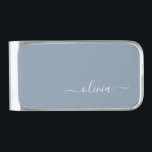 ダスティブルーミニマリストモダンモノグラムエレガント シルバー マネークリップ<br><div class="desc">Dusty Blue Minimalist Monogramコレクションモダンの紹介エレガント：控えめな洗練と永遠の魅力であなたのスタイルを高める。私たちのコレクションは、あなたの個人的な好みに合わせてカスタマイズされたモノグラムで強化さエレガントれた心地よい埃の青い色合いのミニマルなデザインを特徴とする。洗練された文房具から多彩なアクセサリーまで、コレクション内の各作品は、どんな場面でも表現できるように細心の注意を払って作られている。あなたは名刺、レターヘッド、あるいは味わい深いホームデザインを求める場合でも、私たちのミニマルなデザインはプロ意識と洗練を醸し出すクリーンで美コンテンポラリーしい外観を提供している。穏やかなカラーパレットとミニマルな美意識を持つ私たちのダスティブルーミニマリストモダンモノグラムエレガントコレクションは、シンプルさの美しいを鑑賞する人に最適である。エレガンスで自分のパーソナライズされたマークを作り、洗練の本質を受け入れモダンなさい。ビジネスや個人の用途に関わらず、当社のコレクションはトレンドやスタイリッシュを超え葉るソリューションを提供する。</div>