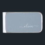 ダスティブルーミニマリストモダンモノグラムエレガント シルバー マネークリップ<br><div class="desc">Dusty Blue Minimalist Monogramコレクションモダンの紹介エレガント：控えめな洗練と永遠の魅力であなたのスタイルを高める。私たちのコレクションは、あなたの個人的な好みに合わせてカスタマイズされたモノグラムで強化さエレガントれた心地よい埃の青い色合いのミニマルなデザインを特徴とする。洗練された文房具から多彩なアクセサリーまで、コレクション内の各作品は、どんな場面でも表現できるように細心の注意を払って作られている。あなたは名刺、レターヘッド、あるいは味わい深いホームデザインを求める場合でも、私たちのミニマルなデザインはプロ意識と洗練を醸し出すクリーンで美コンテンポラリーしい外観を提供している。穏やかなカラーパレットとミニマルな美意識を持つ私たちのダスティブルーミニマリストモダンモノグラムエレガントコレクションは、シンプルさの美しいを鑑賞する人に最適である。エレガンスで自分のパーソナライズされたマークを作り、洗練の本質を受け入れモダンなさい。ビジネスや個人の用途に関わらず、当社のコレクションはトレンドやスタイリッシュを超え葉るソリューションを提供する。</div>